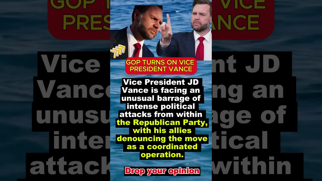 GOP Turns On Vice President Vance