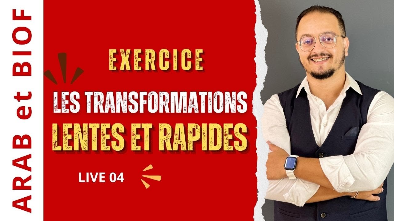 Live 04 - la correction d'exercice Nadi en chimie : les transformations lentes et rapides