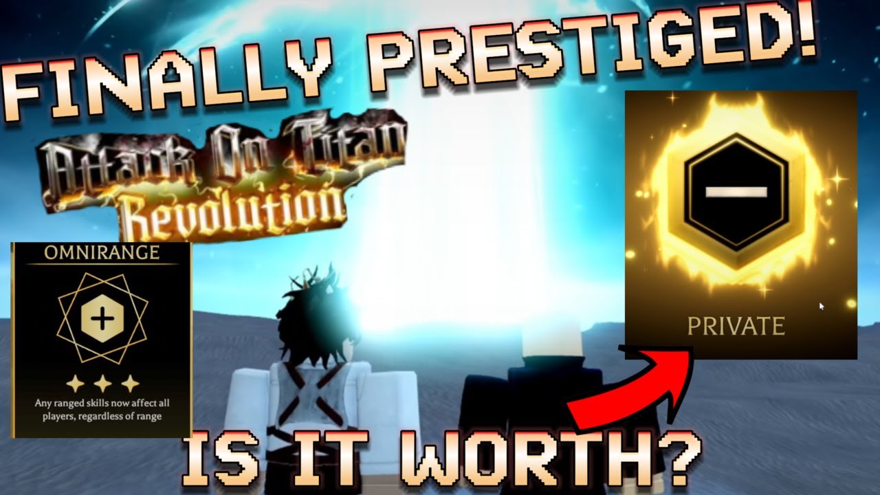 [PRESTIEGED] I FINALLY PRESTIEGED IN AOTR!! IS IT WORTH IT? SHOULD YOU DO IT? WHAT DO YOU GET?