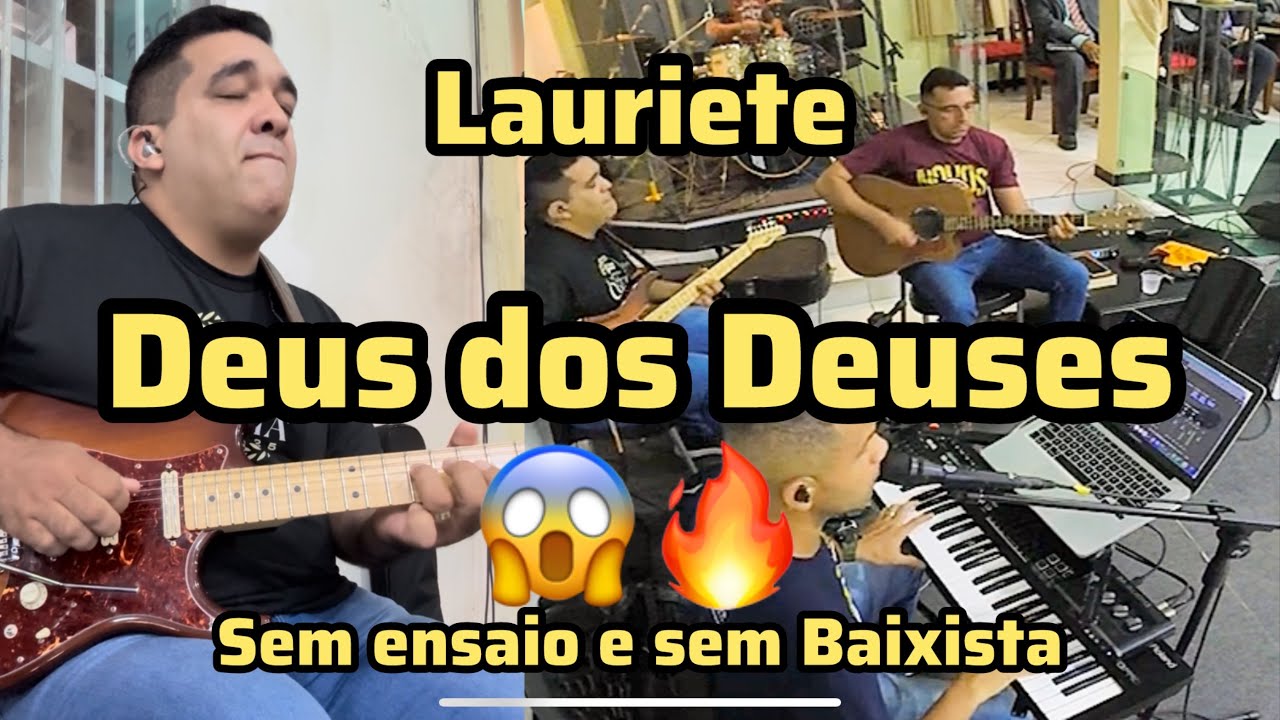 Deus dos Deuses sem baixista - Lauriete 😱 Use fone 🎧