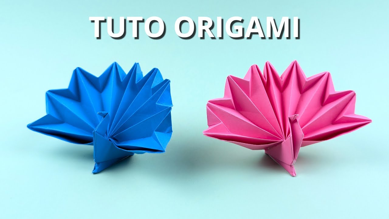 Comment faire un paon en origami : Tutoriel facile pour tous