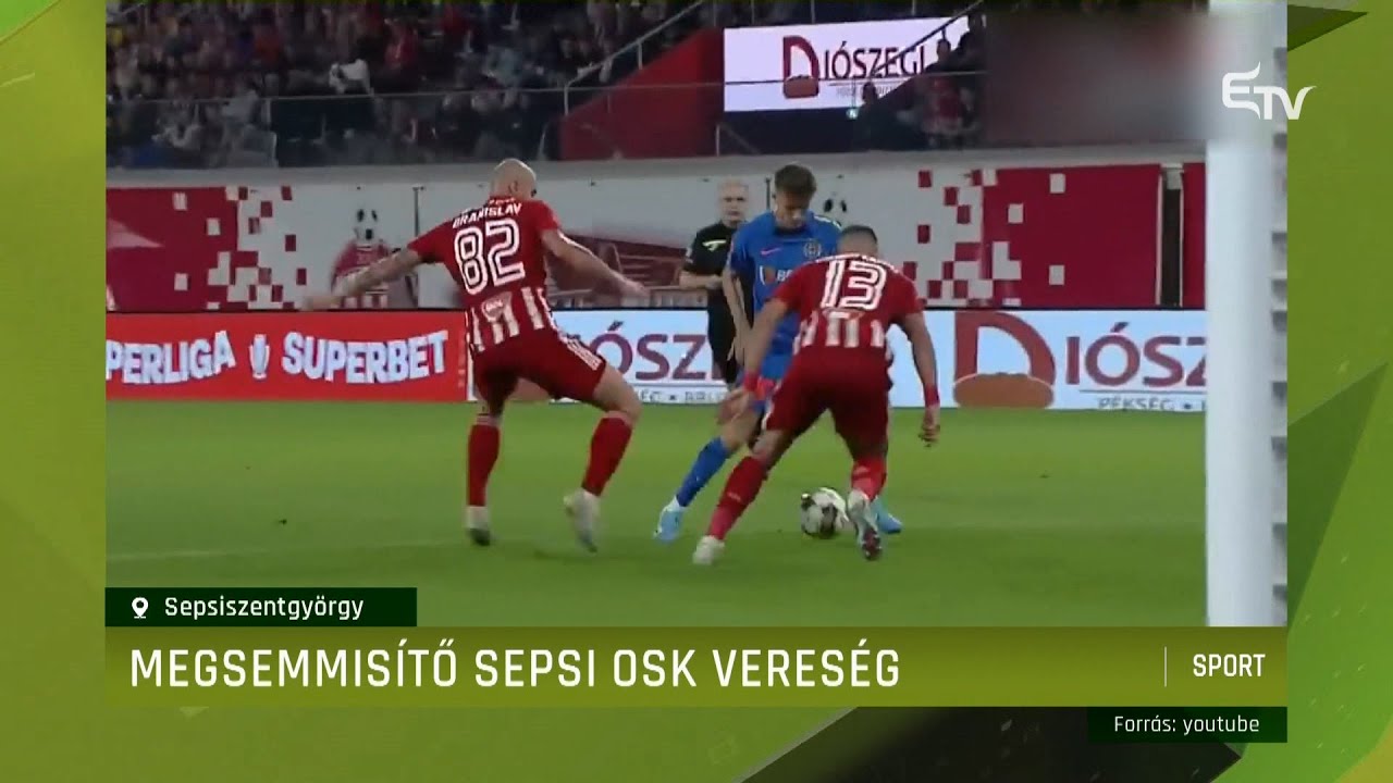 Megsemmisítő Sepsi OSK vereség – Erdélyi Magyar Televízió