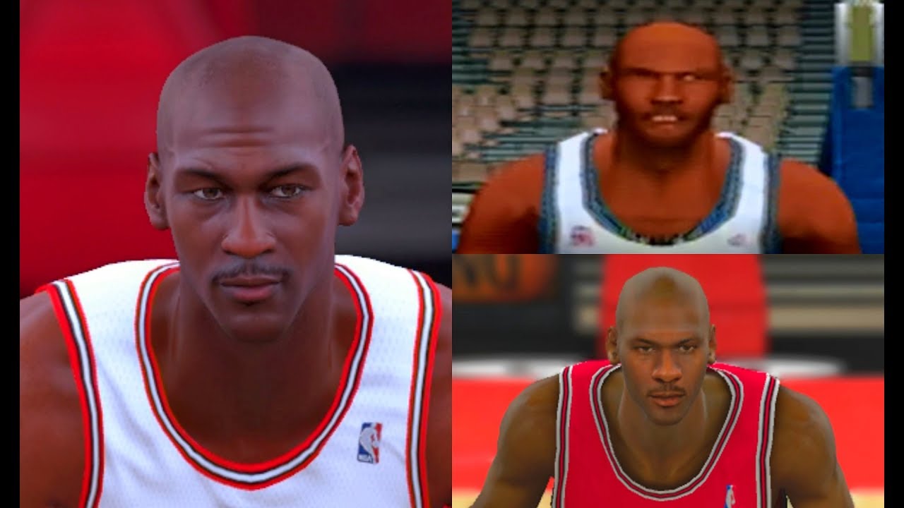 Michael Jordan from NBA 2K2 to NBA 2K18! #CHI #NBA