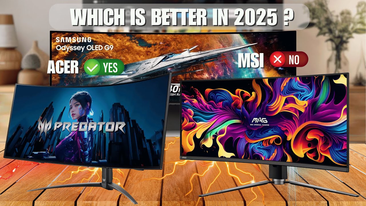 TOP 5 Best Ultrawide Monitors 2025 | Best Gaming Ultrawide Monitors