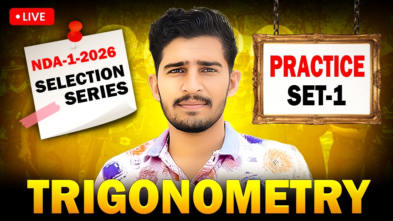 Trigonometry Live Practice Set 1 🔥 | NDA 1 2026 | Rafale 1.0 Batch | Jawan Makers Academy