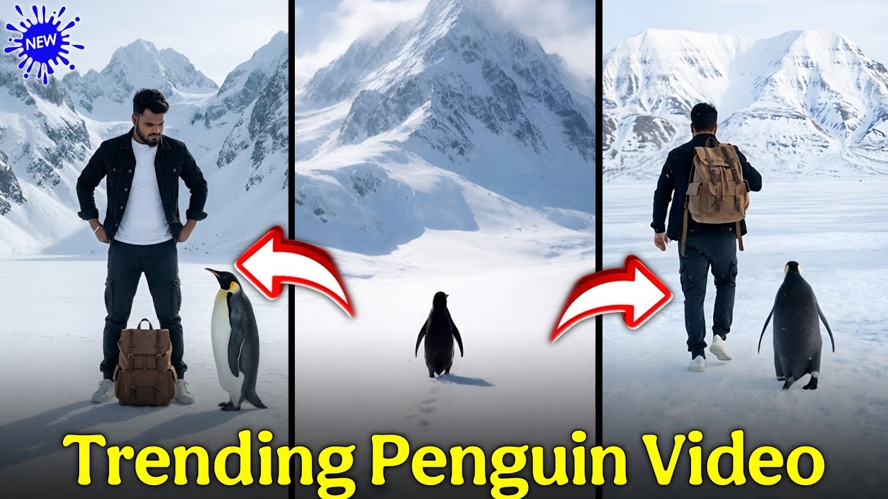 Trending Penguin Walking Ai Video Editing | How to Make Viral Penguin Videos Using AI 