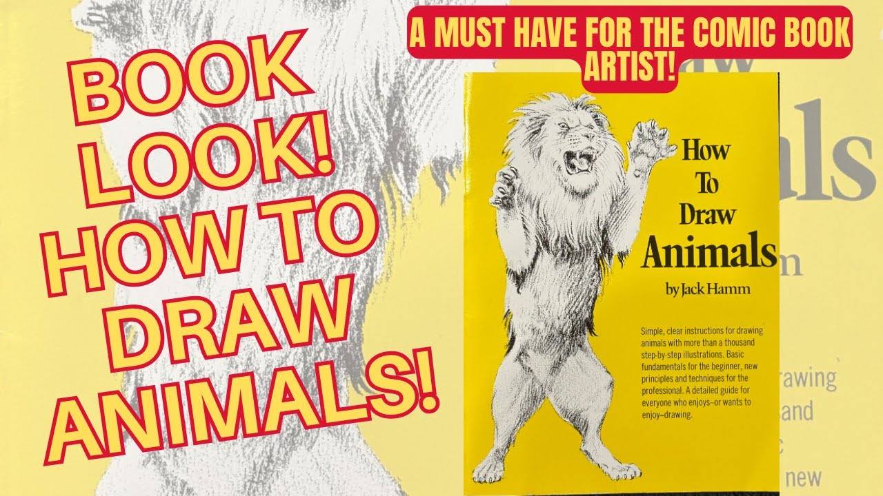 How to Draw Animals by Jack Hamm: Book Review & Flip-Through for Comic Artists & Illustrators