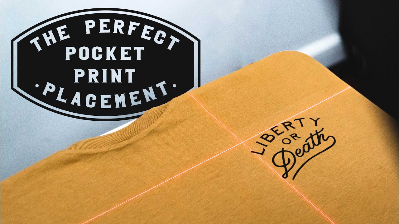 How we get the Perfect Pocket Print Placement!