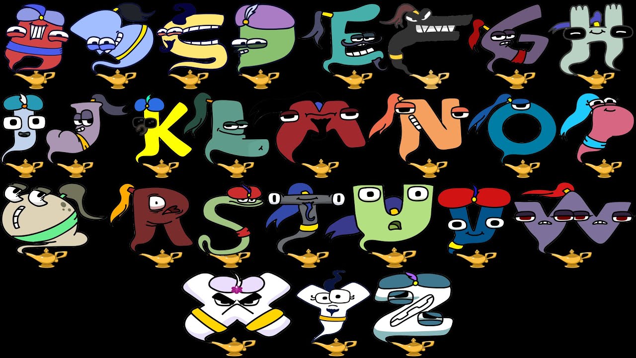 Alphabet Reverse toy All Letter   BUT THEY ALL GIN