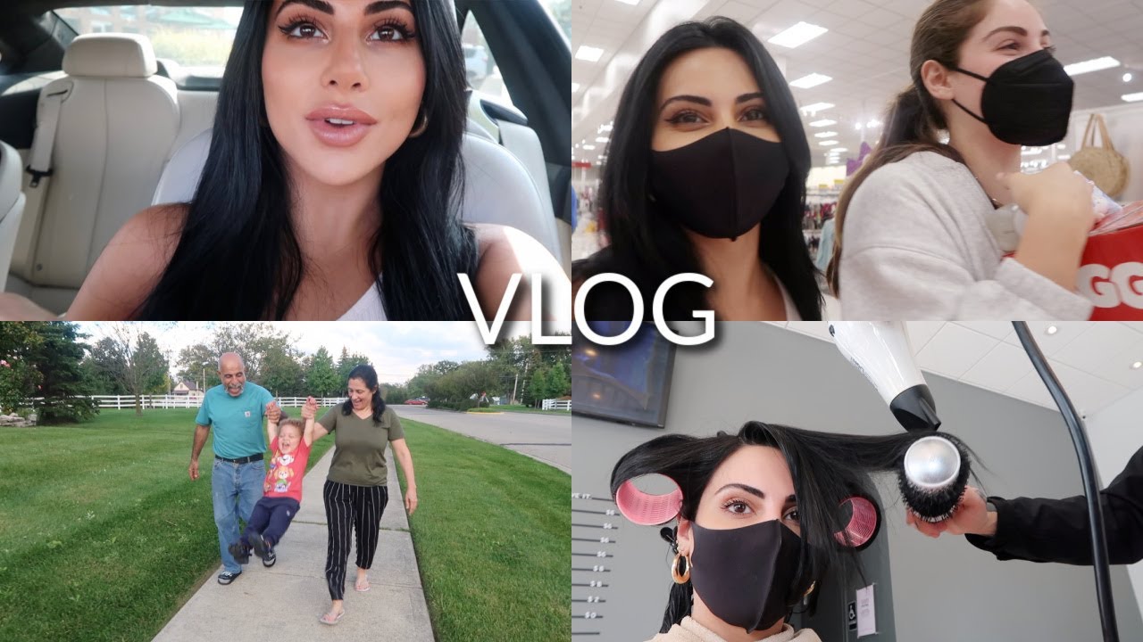 VLOG Going Back Home to Ohio, Reuniting With Family and Getting a haircut!!