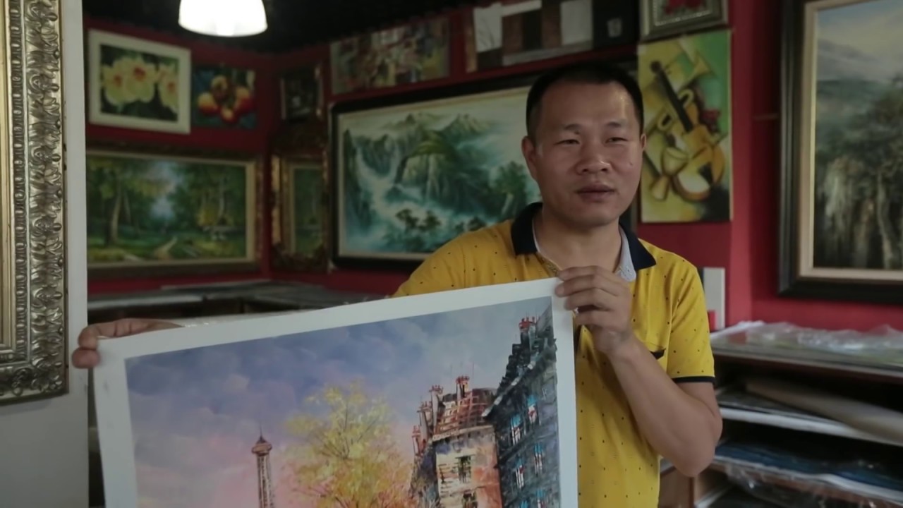 Les tableaux de Montmartre (pour touristes) made in China