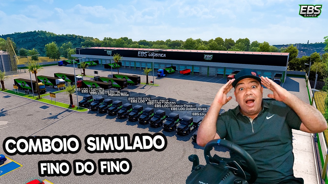 Multiplayer Realista no Mapa Minas Gerais EBS Log ets2 ets 2 1.58