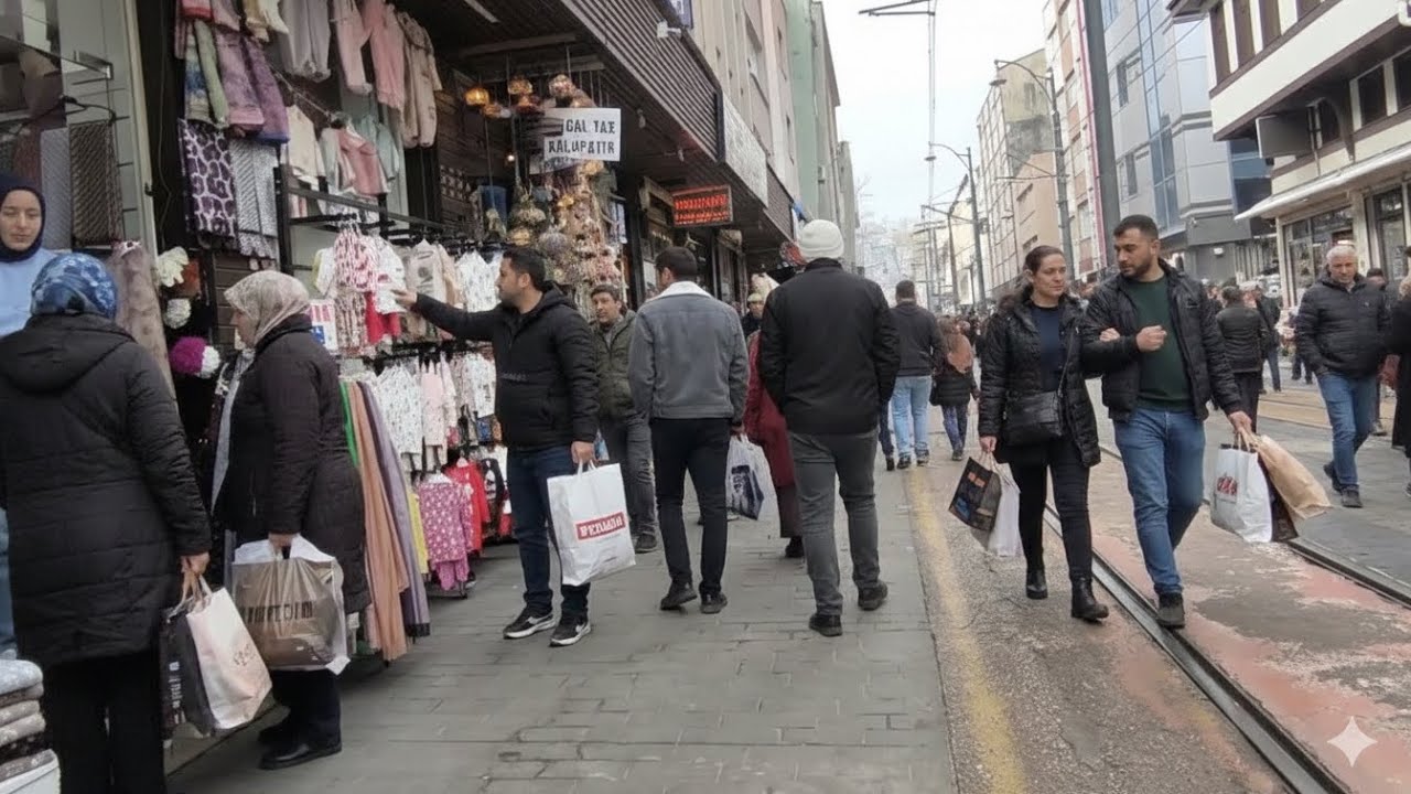 Пешеходный тур 4K | Шёлковый путь в Бурсе 🇹🇷 Где история встречается с повседневной жизнью