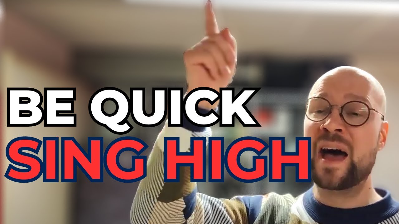 You need speed to sing high notes - Exercise included