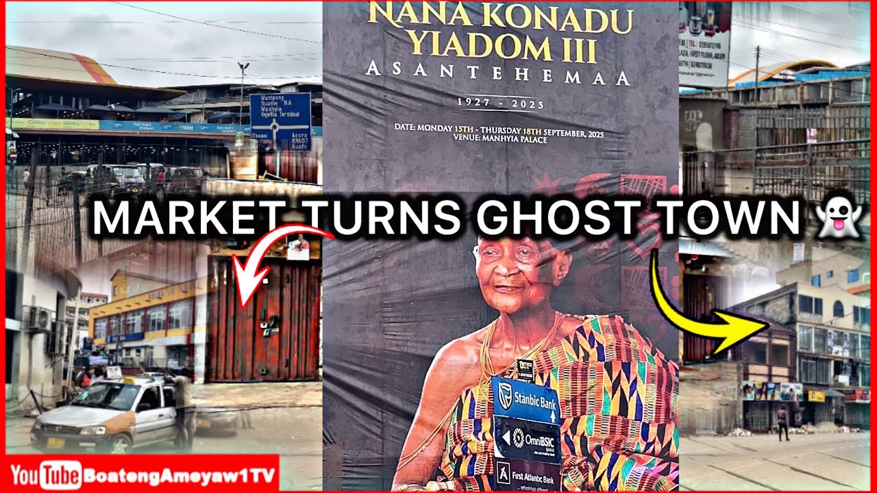 Kumasi’s Kejetia Market Turns Into a Ghost😱🤡 Town After Otumfuo’s Strong Warning