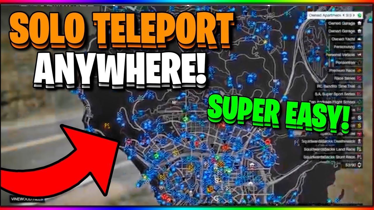 *EASY* Solo Job Teleport Anywhere On The Map | GTA Online Teleport Glitch