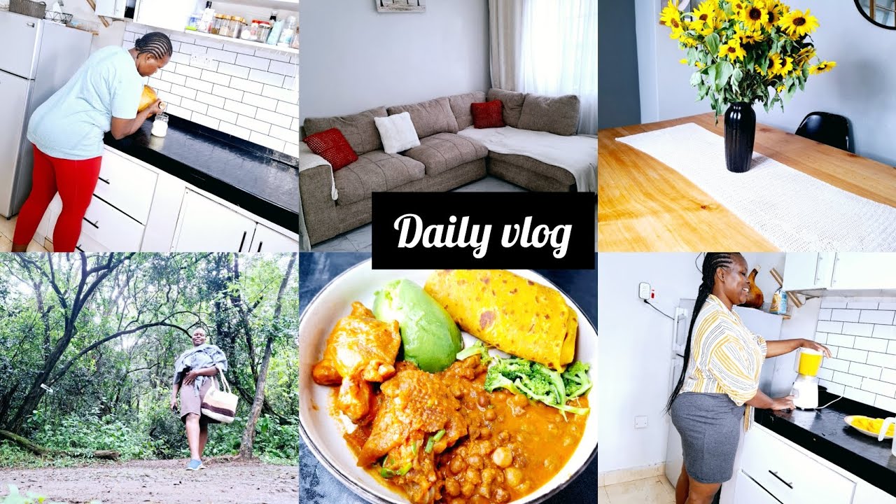 The art of slow living//cleaning//solo nature date//cooking pumpkin coconut chapati//mealprep