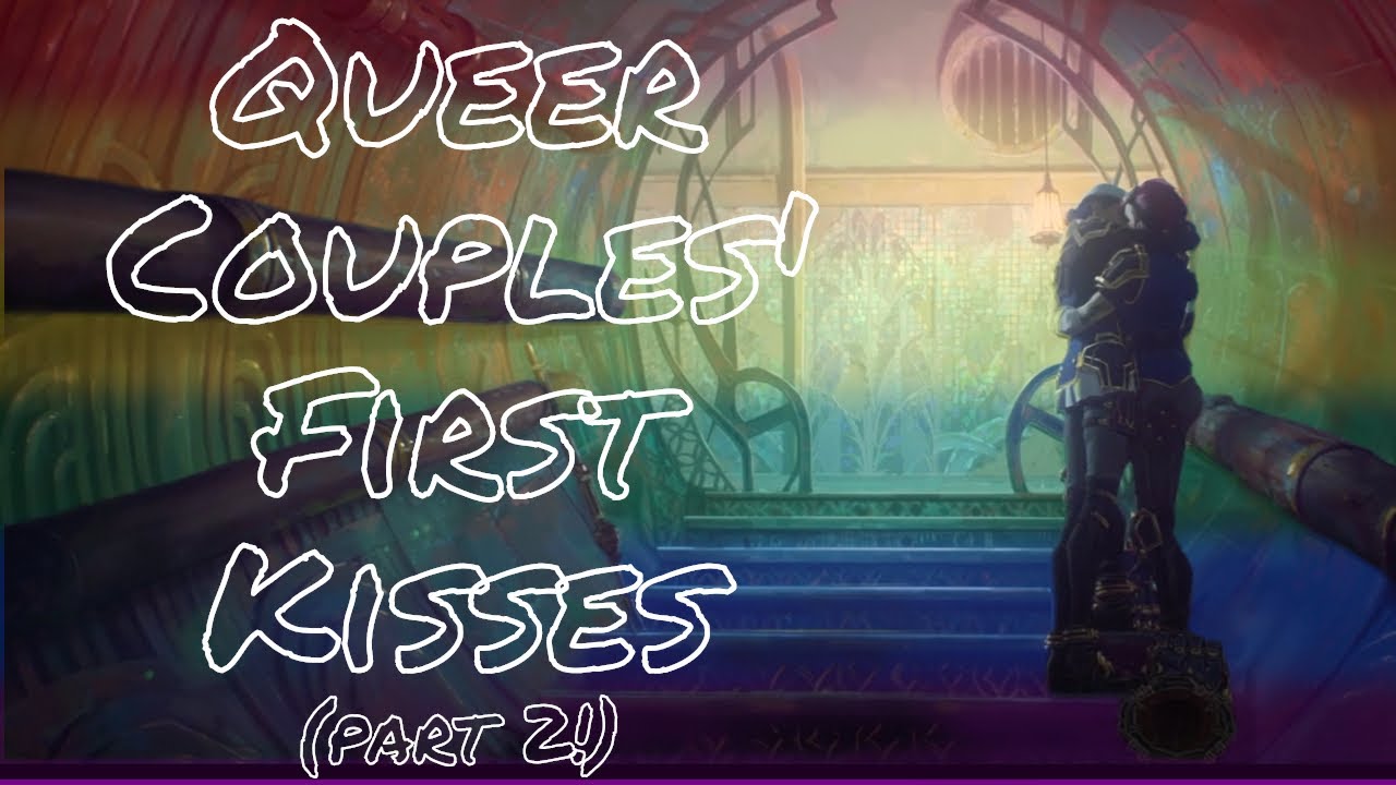animated queer couples' first on-screen kisses (part 2!) - happy valentine's day!