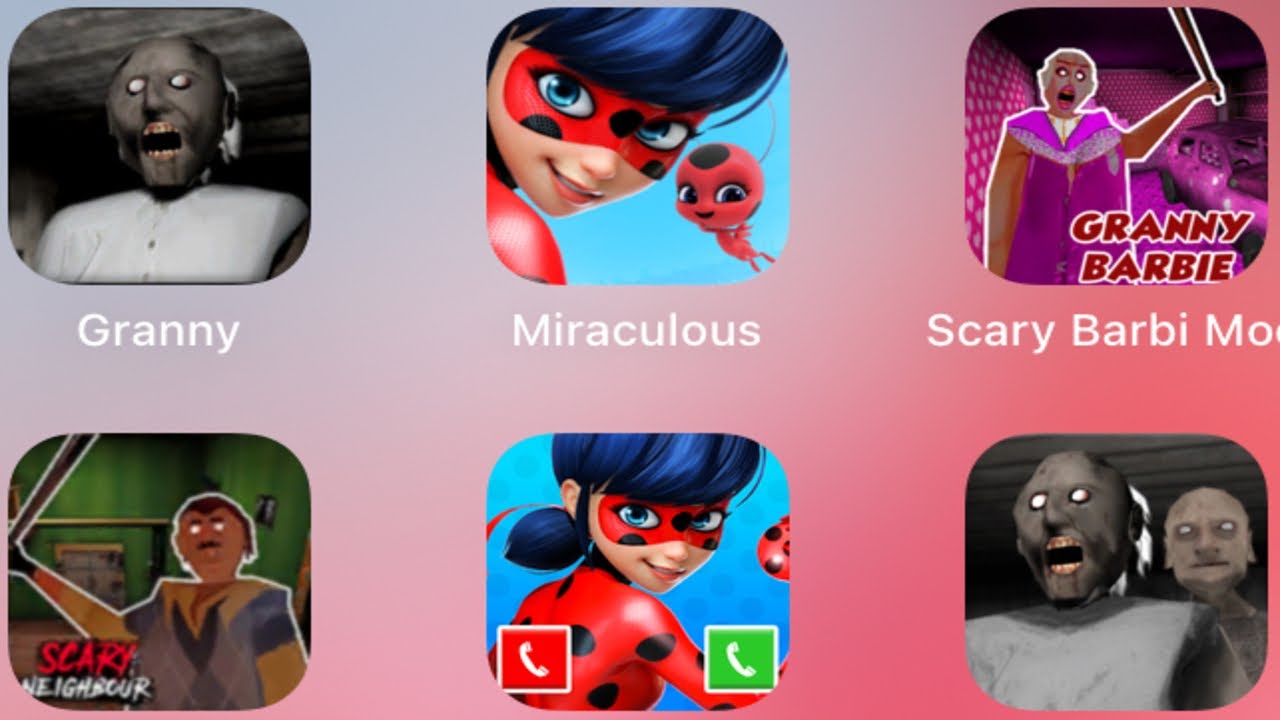 fgteev granny is ladybug vs mods by abegi jo абеги джо 10 funny moments moment гренни all леди баг