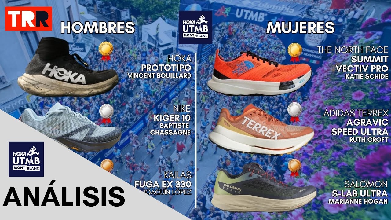 Análisis de las zapatillas de los ganadores - UTMB 2024