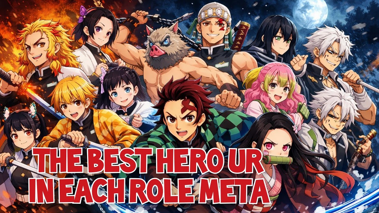 RAGE OF DEMON KING | BLADE OF HASHIRA : THE BEST OF ONE HERO UR IN EACH ROLE