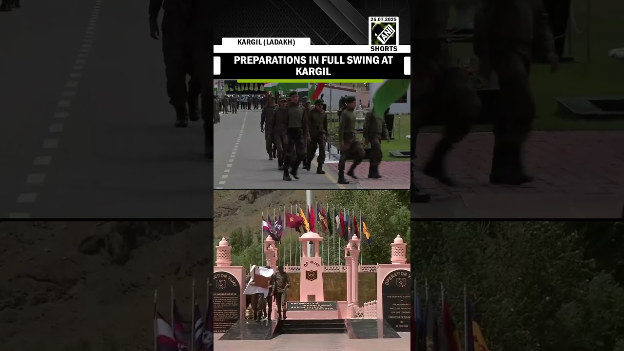 Ladakh: Preparations underway at Kargil War Memorial ahead of 26th Kargil Vijay Diwas