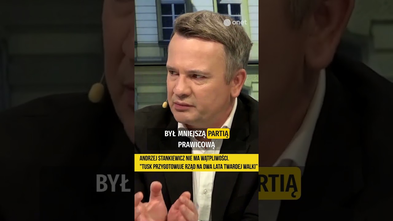 Andrzej Stankiewicz: Tusk przygotowuje rząd na dwa lata twardej walki