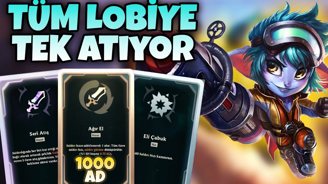 TEK ATAN TRİSTANA (1000 AD + SERİ ATIŞ) - LOL ARENA MODU