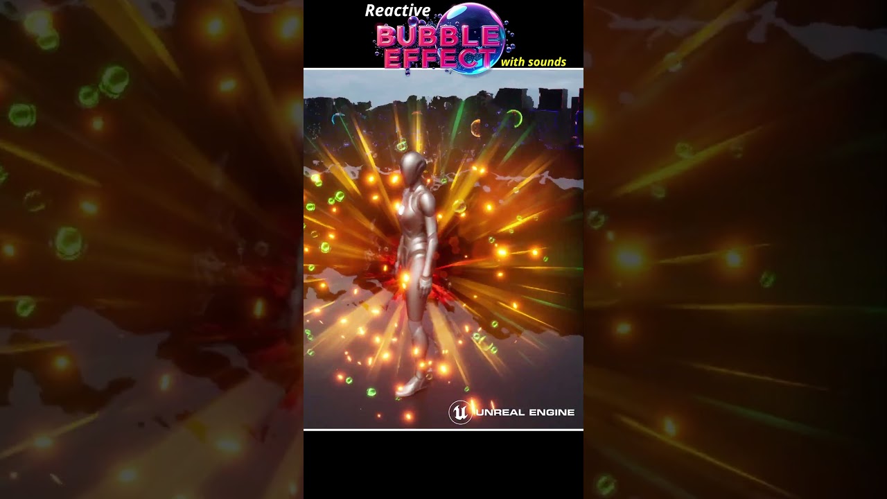 Niagara Dynamic Bubbles in Bubble effect with sound in Unreal Engine
