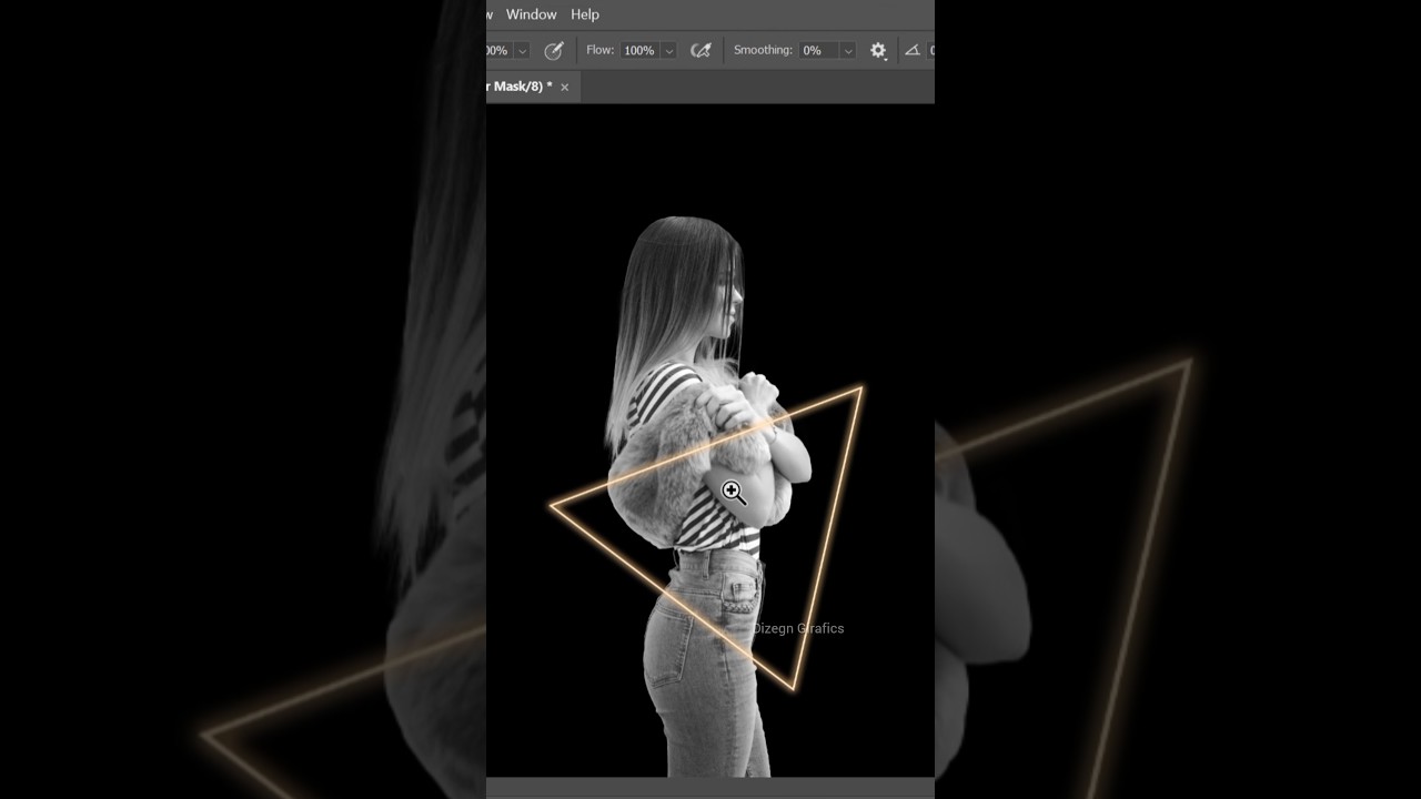 Neon Effect in Adobe Photoshop #shorts #neoneffect #effect