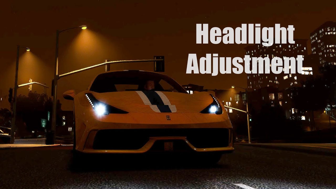 How to remove or reduce GTA V cars headlights corona glow | GTA V mods how to