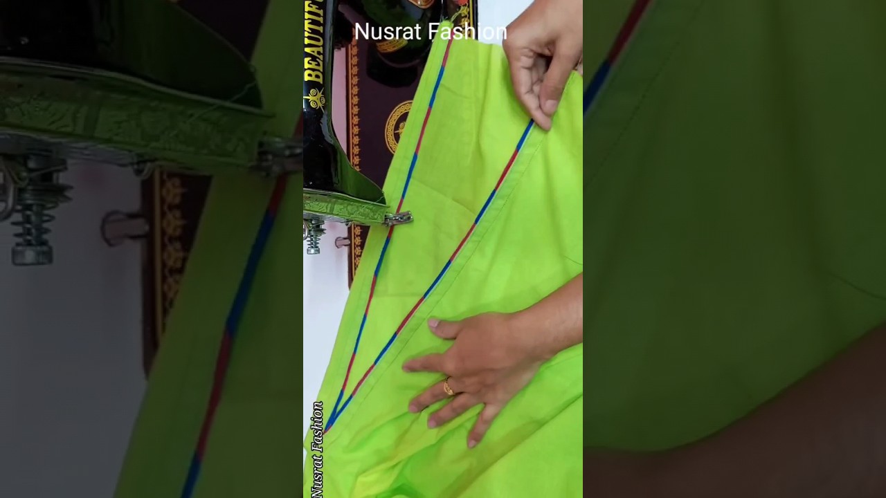 How To Attach Side Piping For Kameez #sidepiping #shortsvideo #nusratfashion