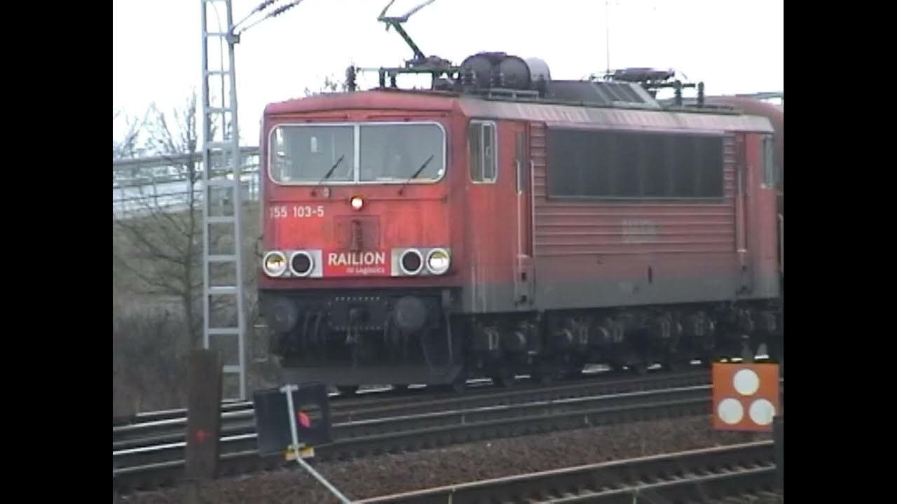 Tanker train with 155 103 5 of DB Railion passes the station  #155 #cargo #trainspotting