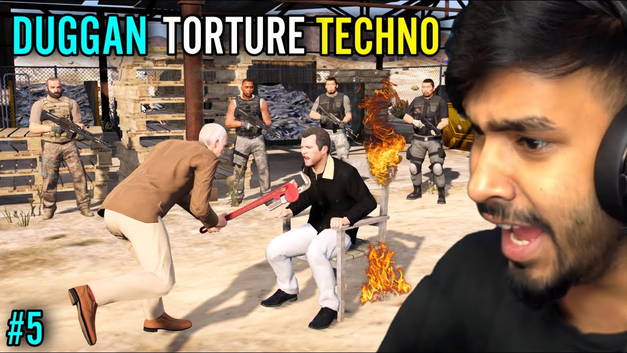 Duggan Boss TORTURES Techno Gamerz | GTA 5 Gameplay