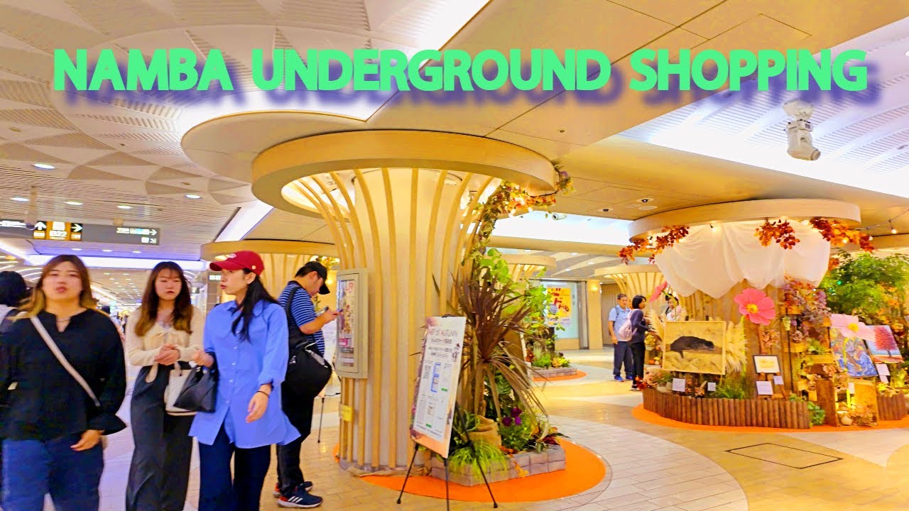 【4K】𝐖𝐀𝐋𝐊 🇯🇵 Namba Underground Shopping in Osaka, Japan