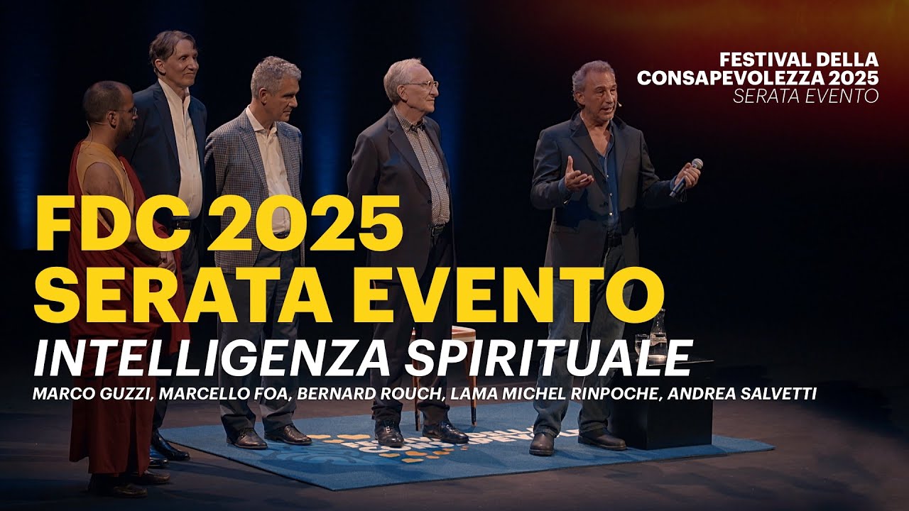 FDC 2025 - SERATA EVENTO - MARCO GUZZI, MARCELLO FOA, BERNARD ROUCH, LAMA MICHEL RINPOCHE