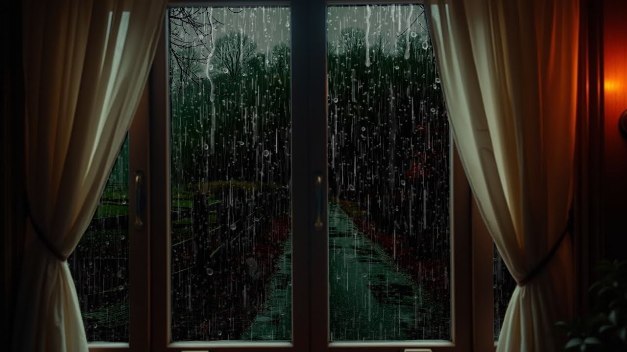 Sleep Better with Cabin Thunderstorm Rain (LIVE)