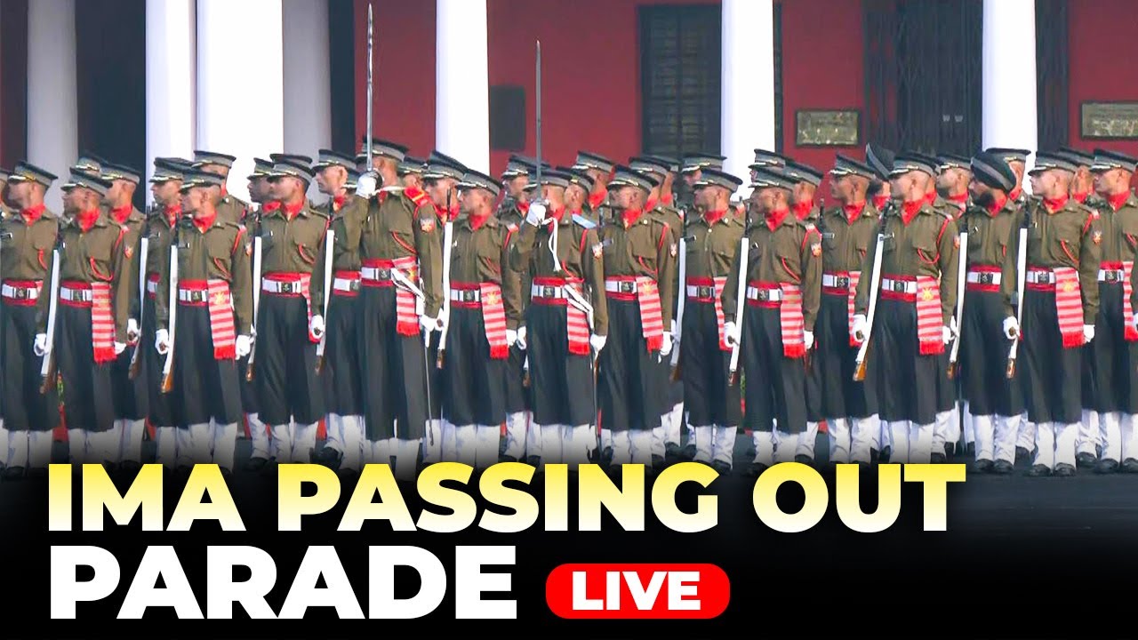 Live: Passing out Parade of Indian Military Academy in Dehradun