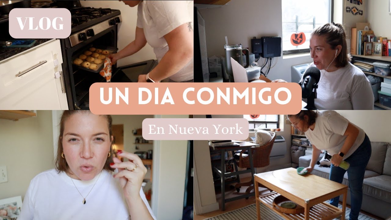 UN DIA CONMIGO VIVIENDO EN NUEVA YORK | Grabamos el podcast, galletas de chocolate y bajar el ritmo