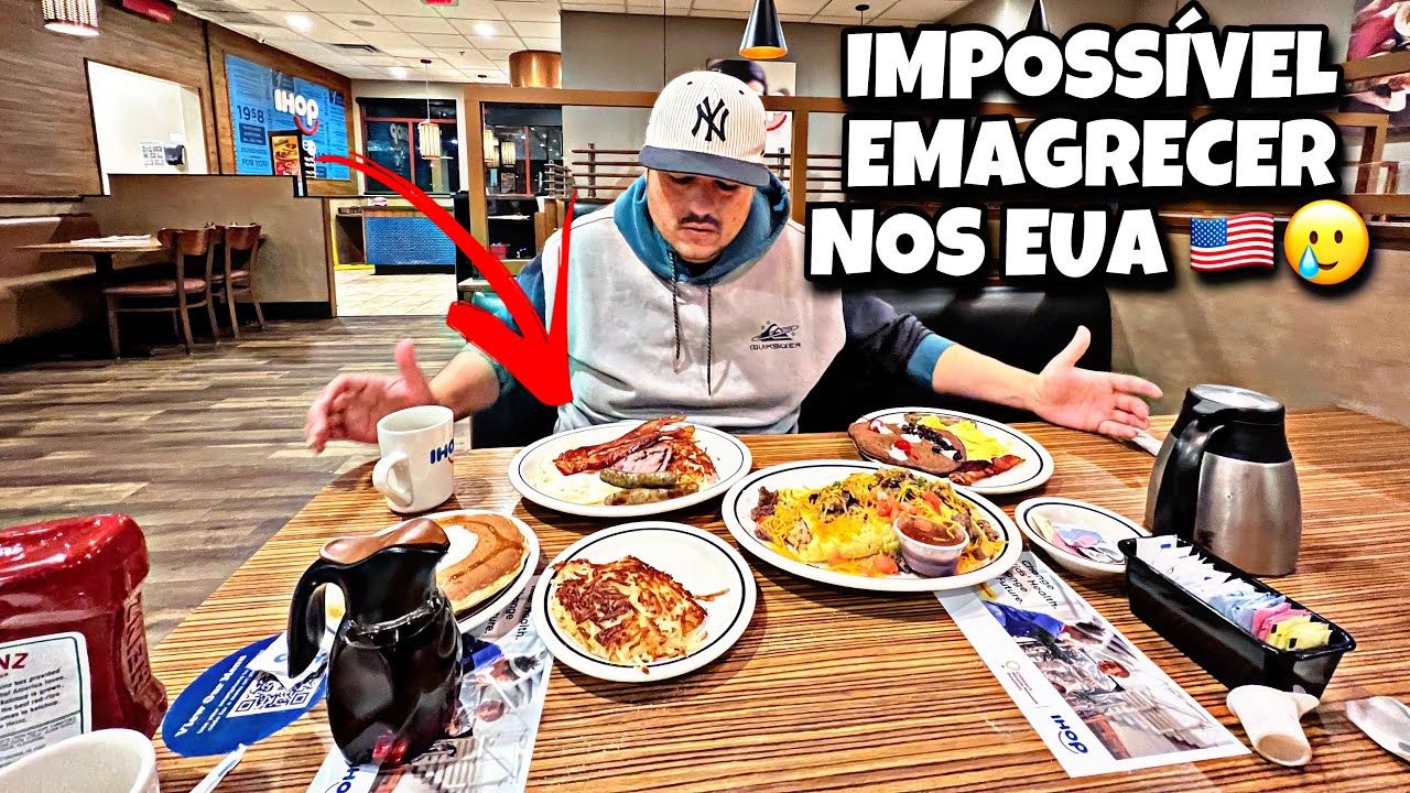 AGORA EU ENTENDO PORQUE SE EGORDA TANTO NOS EUA (CAFÉ DA MANHÃ AMERICANO)