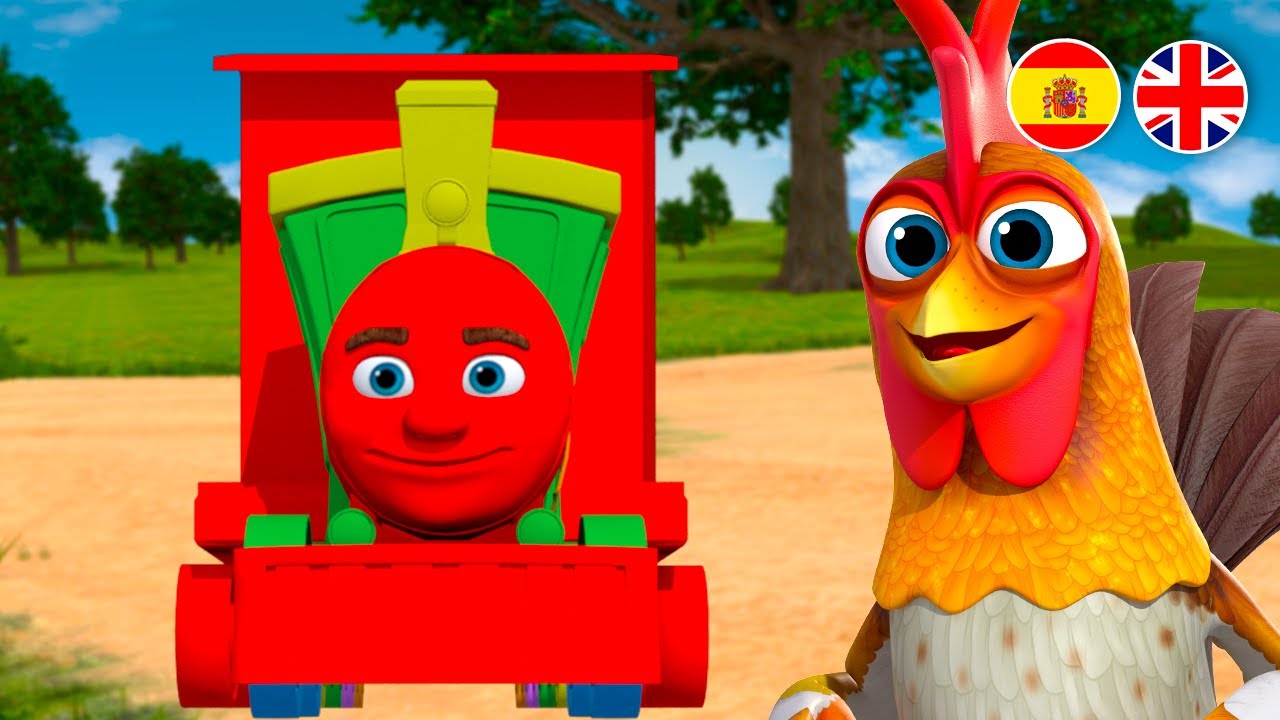 Popurri de Tren de Colores 🌈 Aprende Inglés Jugando | El Reino Dice
