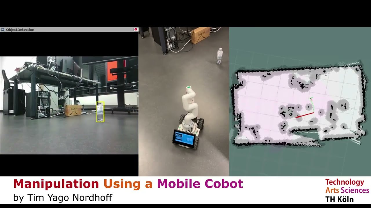 Autonomous Mobile Robot: Detecting and Grasping a Water Bottle