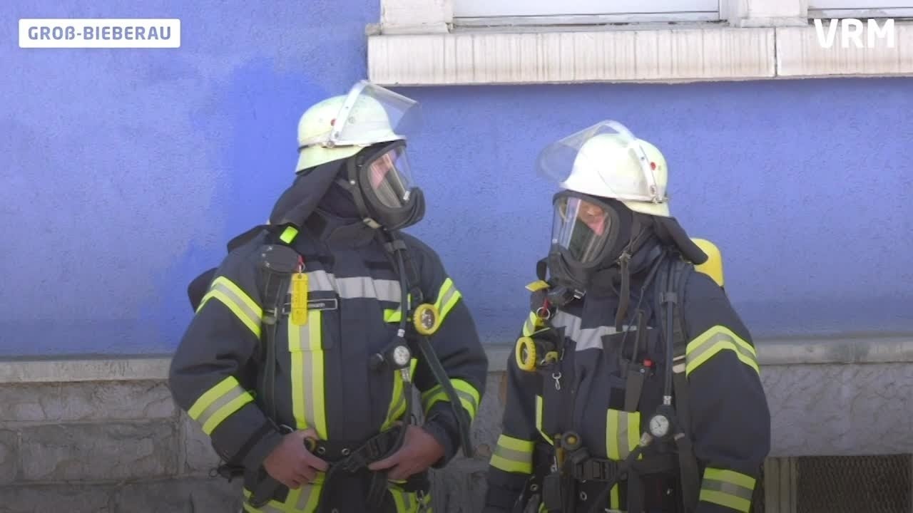 Großbrand bei Holzverabreitungsfirma in Groß-Bieberau