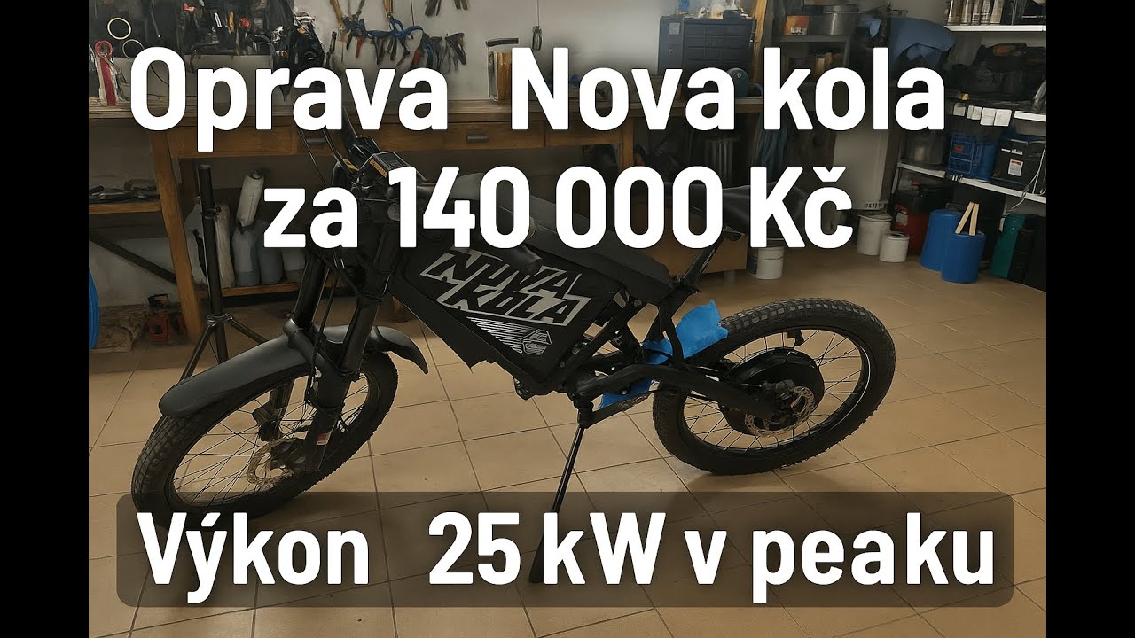 Elektromotorka Novakola – Diagnostika, oprava a test baterie 88,2V 33,8Ah