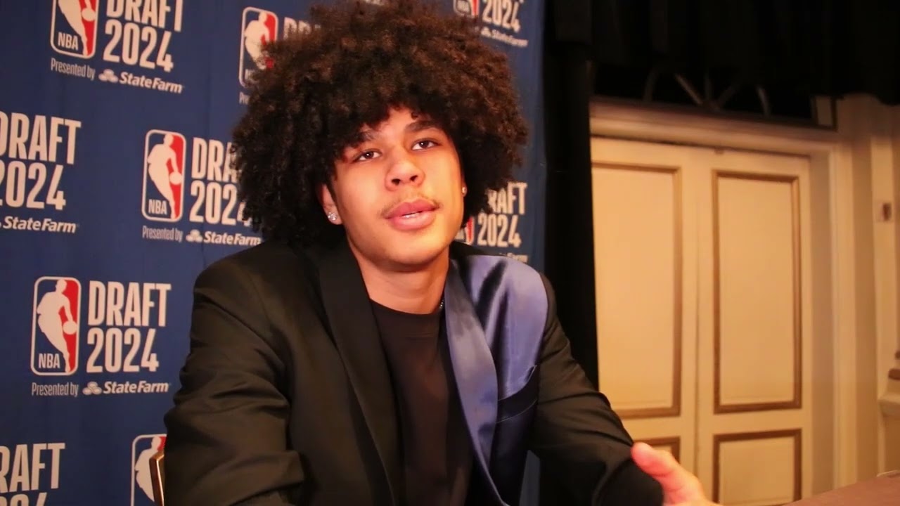 Kyshawn George 2024 NBA Draft Media Availability