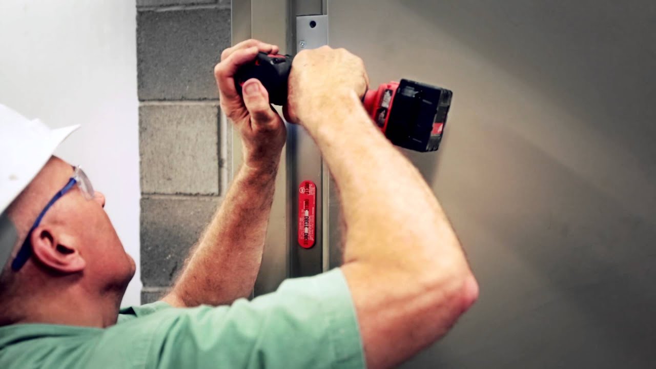 How to Install a Commercial Steel Door | Steel Door Institute