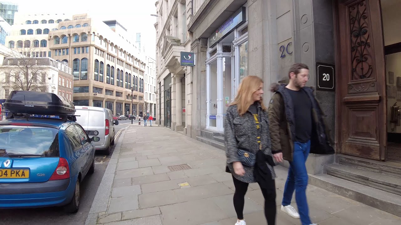 Walking around Eastcheap, Great Tower Street, Fenchurch Street, 2021 Lockdown, London Tour 4K