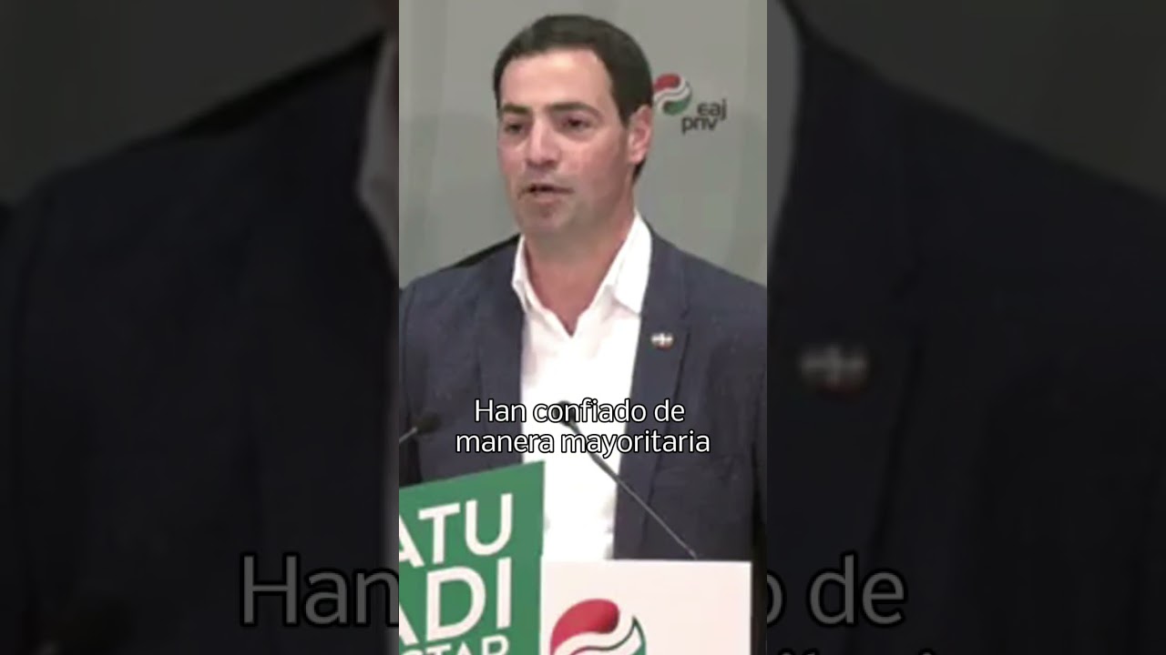 Imanol Pradales (PNV) asegura que defender&aacute; los intereses de &ldquo;toda la ciudadan&iacute;a vasca&rdquo;.