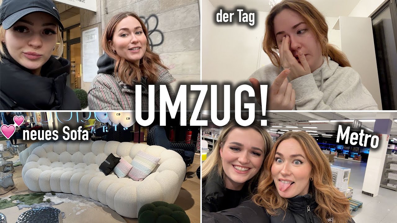 VLOG: Mein UMZUG nach Köln + Sofa für die neue Wohnung kaufen | Sonny Loops
