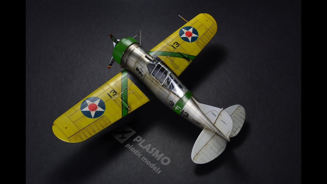 Brewster F2A Buffalo Tamiya 1/48 - Модель самолета